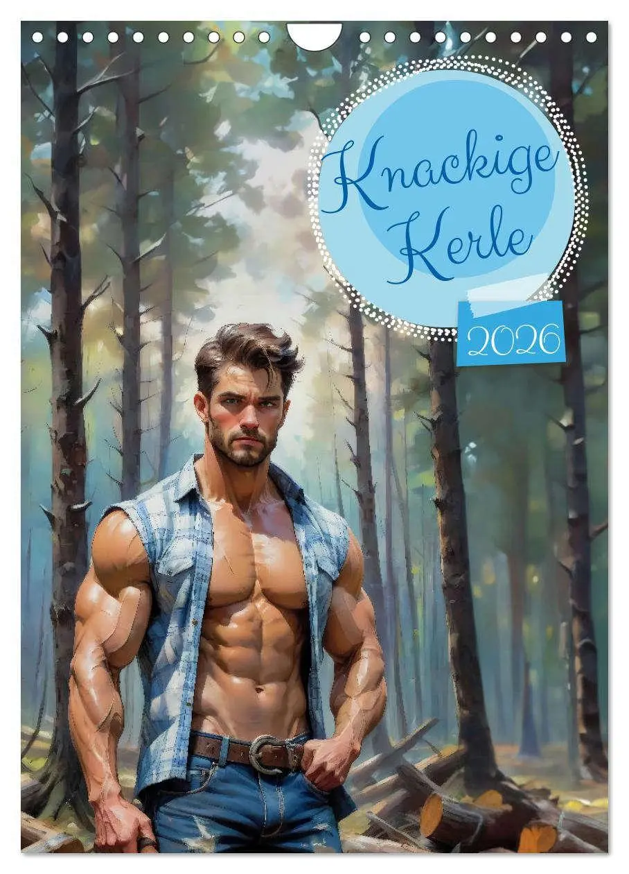 Cover: 9783516256253 | Knackige Kerle (Wandkalender 2026 DIN A4 hoch), CALVENDO...