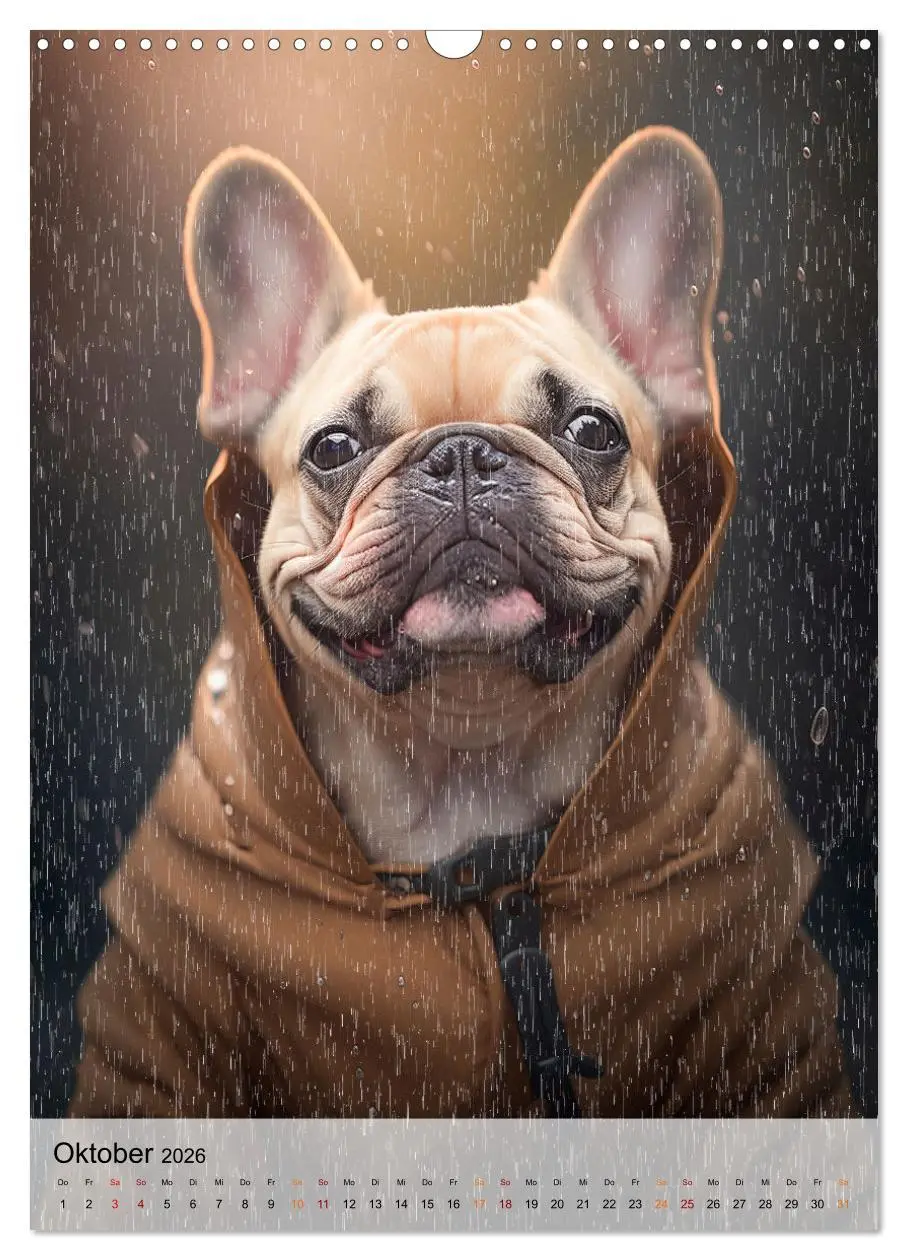 Bild: 9783516326253 | Französische Bulldogge - ein Hund für die Familie (Wandkalender...