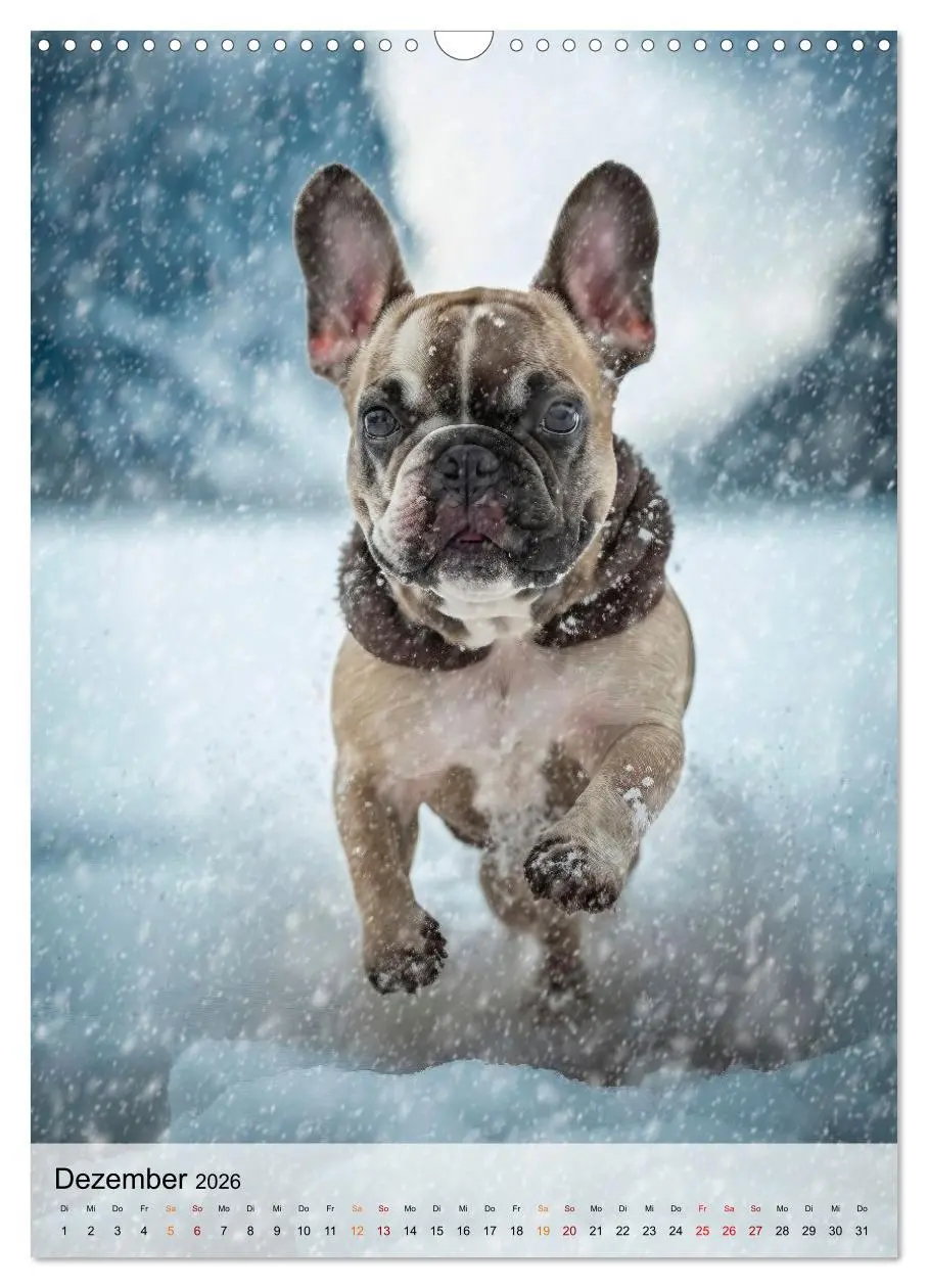 Bild: 9783516326253 | Französische Bulldogge - ein Hund für die Familie (Wandkalender...