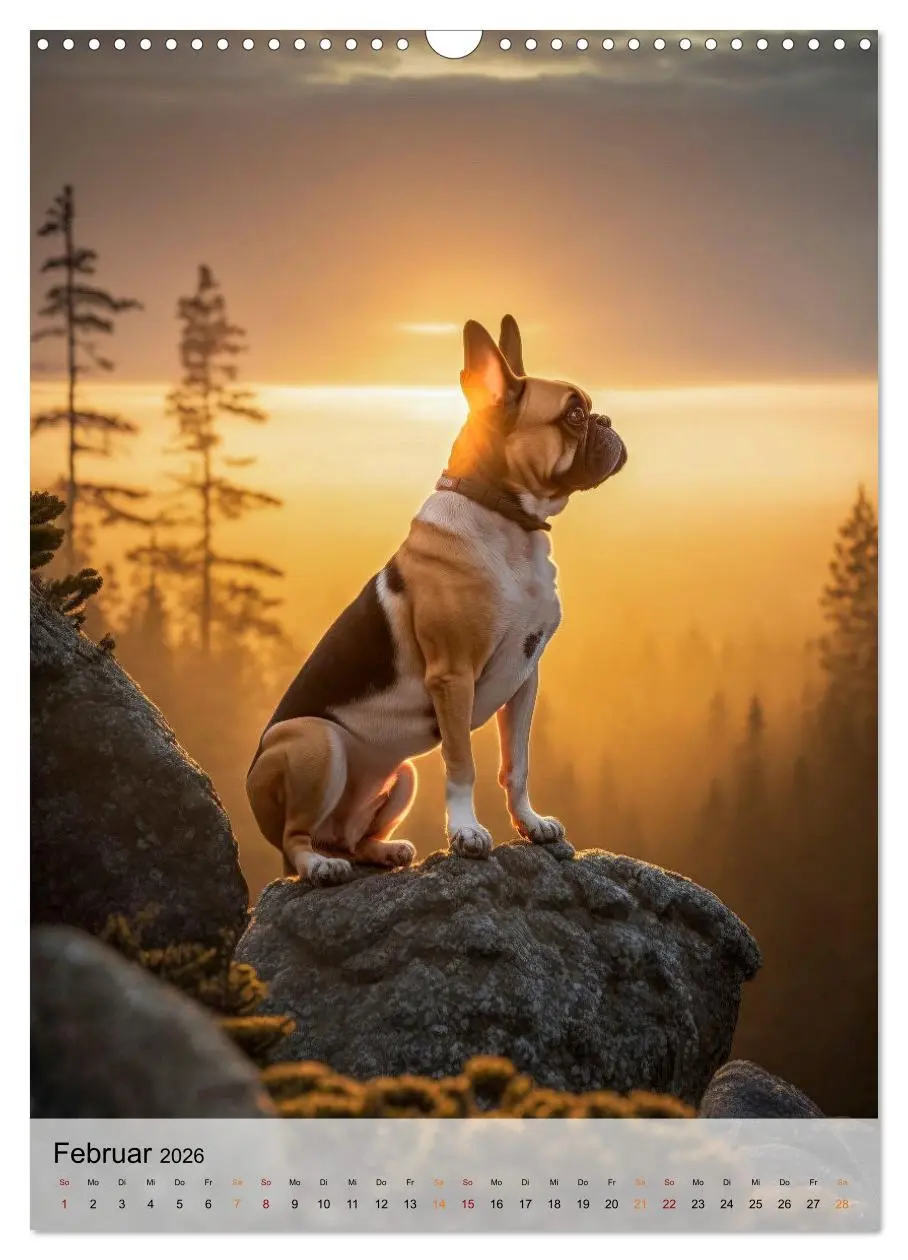 Bild: 9783516326253 | Französische Bulldogge - ein Hund für die Familie (Wandkalender...