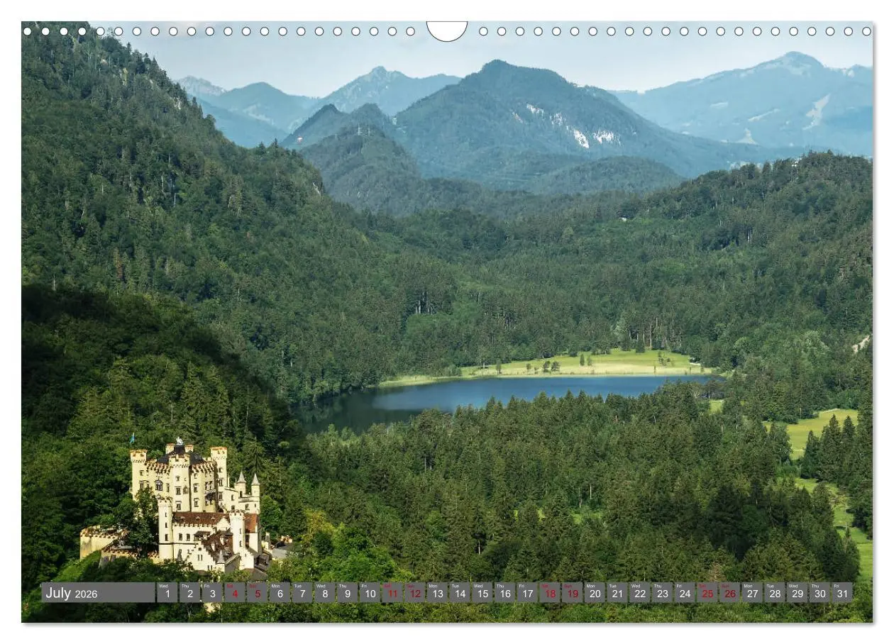 Bild: 9783516566253 | Castles from South Germany (Wall Calendar 2026 DIN A3 landscape),...