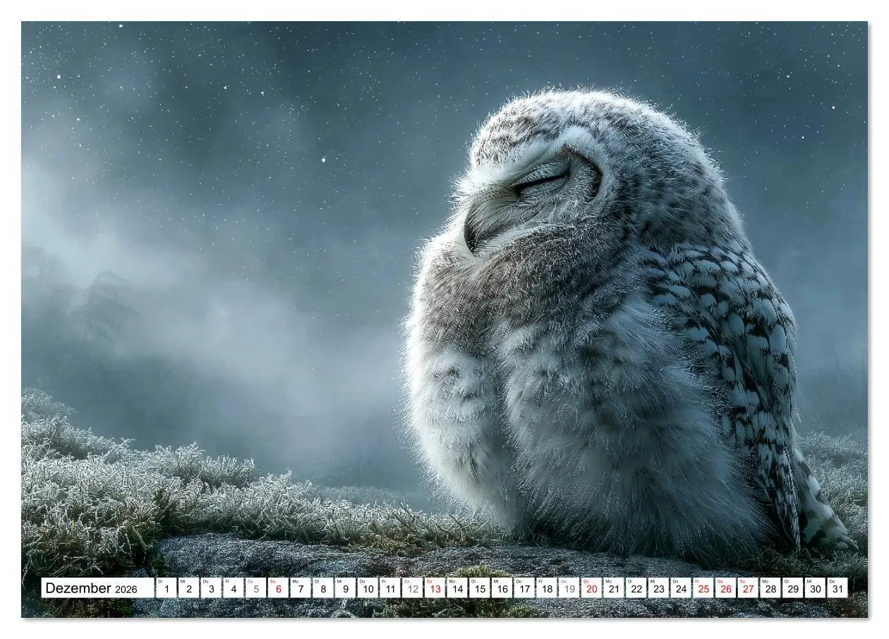 Bild: 9783516636253 | GUTE NACHT - Schlafende Tiere, traumhaft schön (Tischkalender 2026...