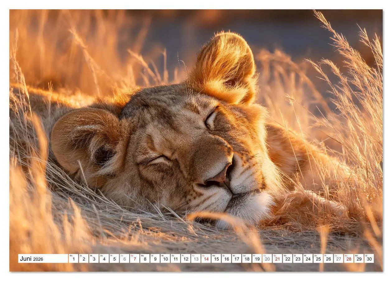 Bild: 9783516636253 | GUTE NACHT - Schlafende Tiere, traumhaft schön (Tischkalender 2026...