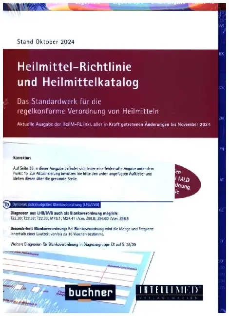 Cover: 9783935886253 | Heilmittel-Richtlinie Heilmittelkatalog: Für Physiotherapie,... Cover: 9783935886253 | Heilmittel-Richtlinie Heilmittelkatalog: Für Physiotherapie,...
