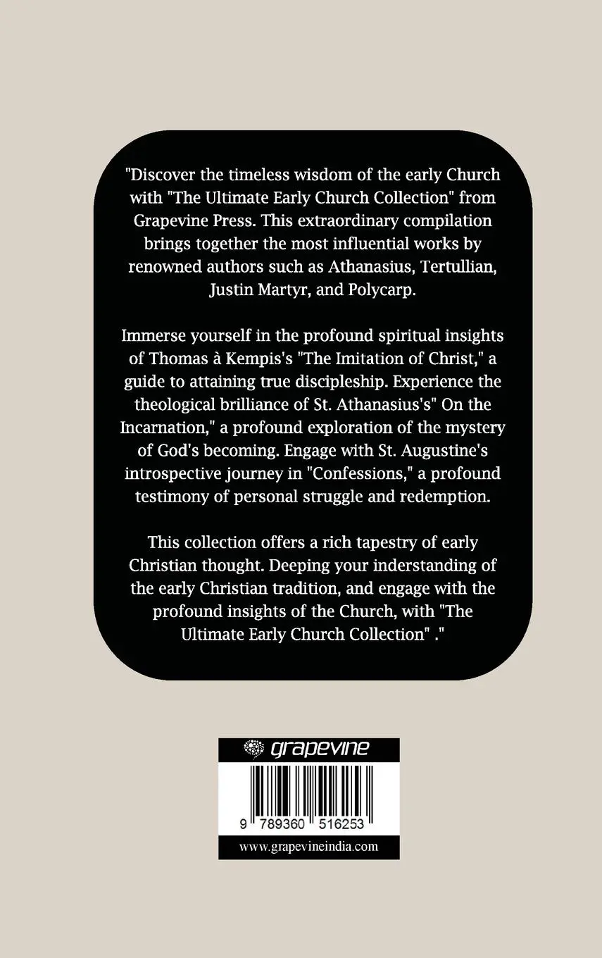 Rückseite: 9789360516253 | The Ultimate Early Church Collection | Thomas À Kempis (u. a.) | Buch