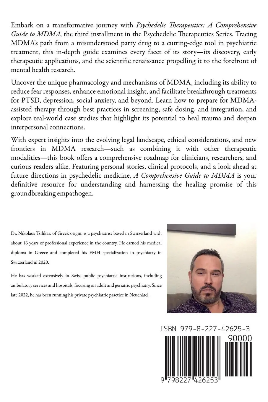 Rückseite: 9798227426253 | Psychedelic Therapeutics | A Comprehensive Guide to MDMA | Tsilikas