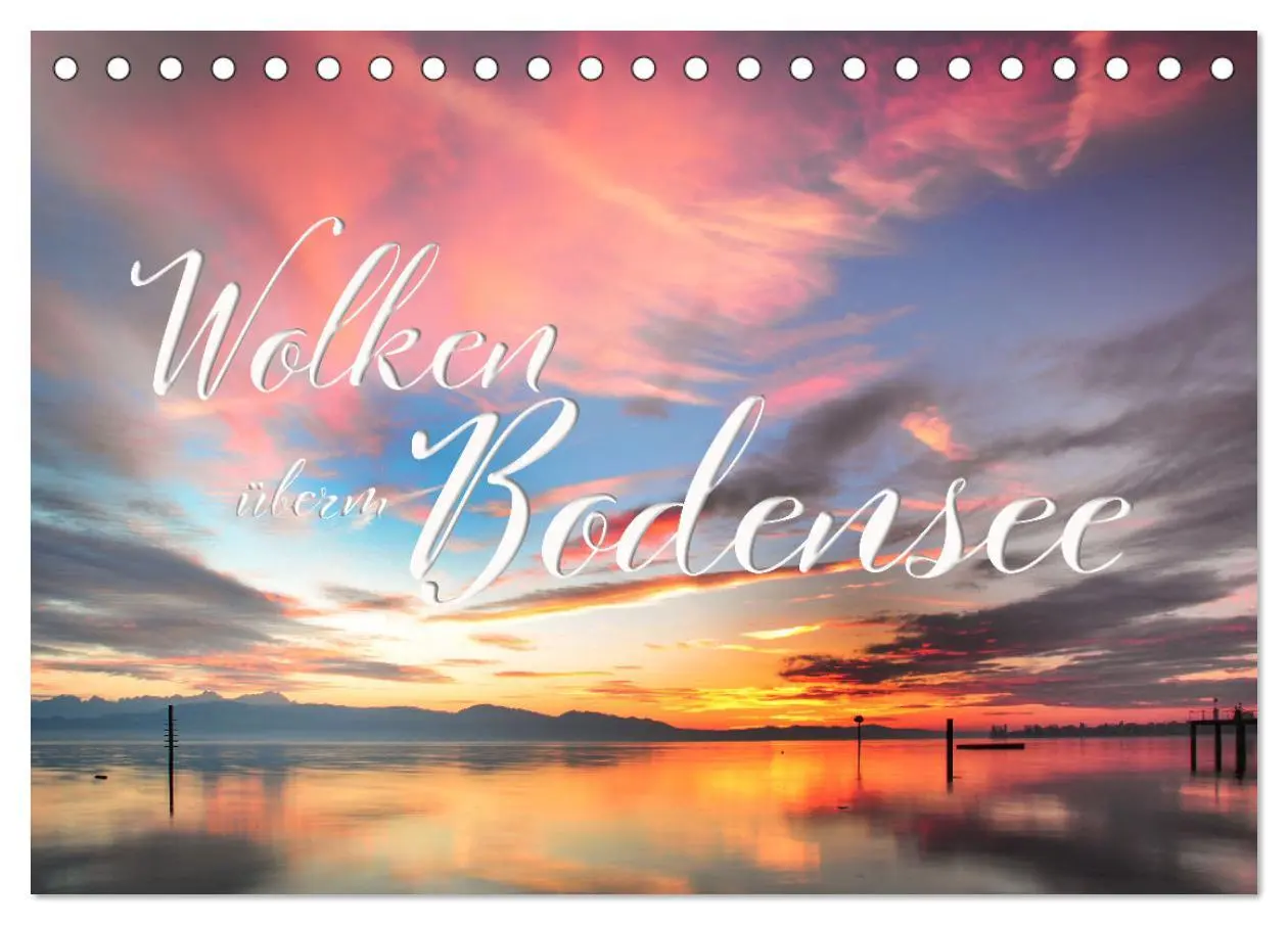 Cover: 9783457536353 | Wolken überm Bodensee (Tischkalender 2026 DIN A5 quer), CALVENDO...