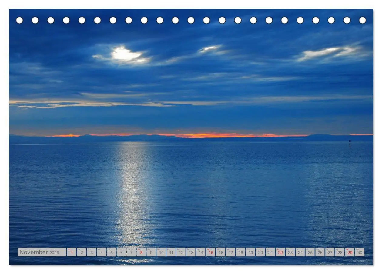 Bild: 9783457536353 | Wolken überm Bodensee (Tischkalender 2026 DIN A5 quer), CALVENDO...