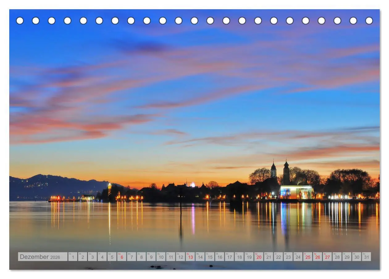 Bild: 9783457536353 | Wolken überm Bodensee (Tischkalender 2026 DIN A5 quer), CALVENDO...