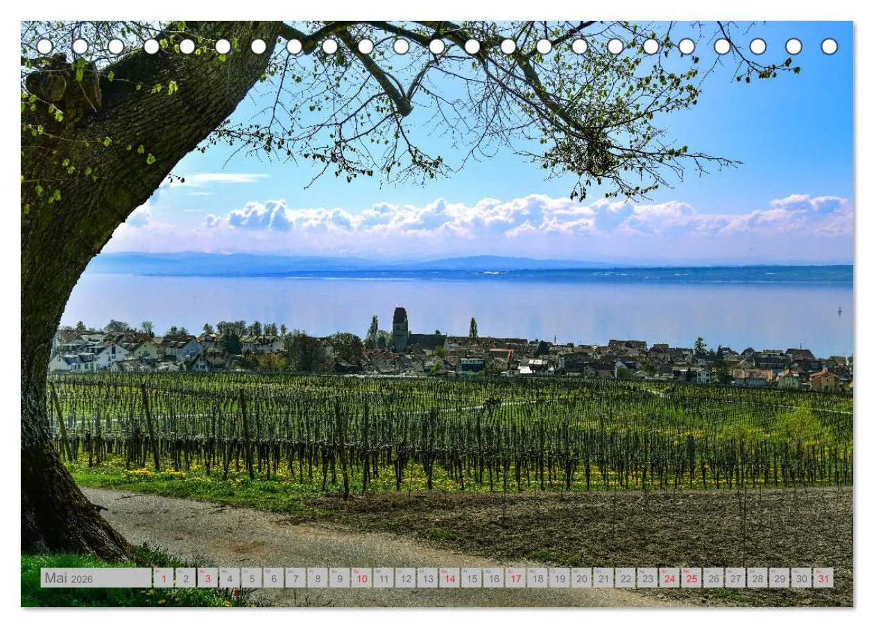 Bild: 9783457536353 | Wolken überm Bodensee (Tischkalender 2026 DIN A5 quer), CALVENDO...