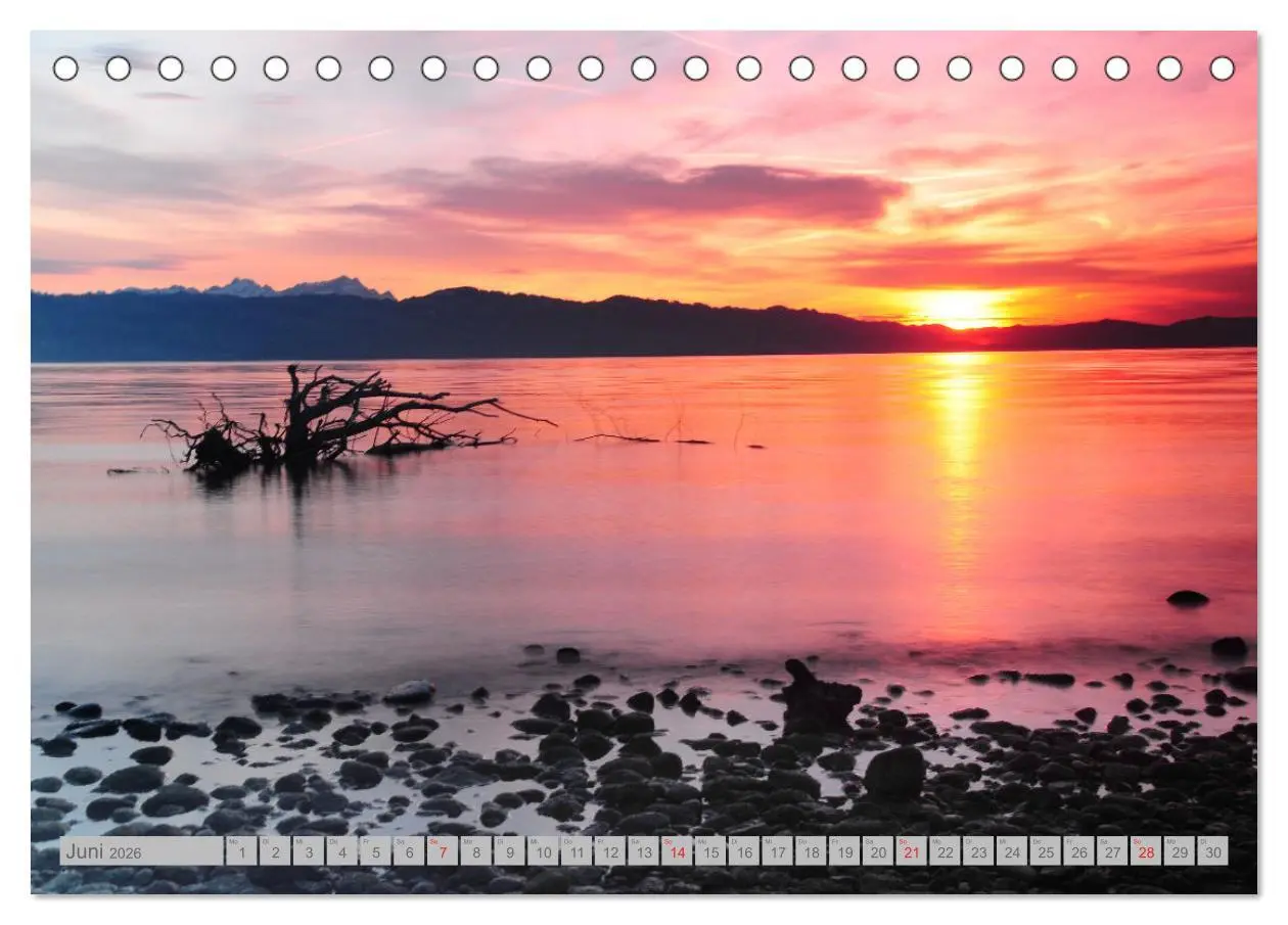 Bild: 9783457536353 | Wolken überm Bodensee (Tischkalender 2026 DIN A5 quer), CALVENDO...