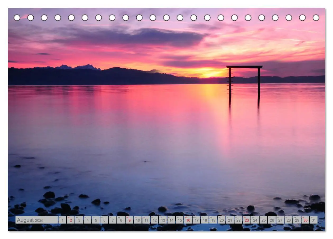 Bild: 9783457536353 | Wolken überm Bodensee (Tischkalender 2026 DIN A5 quer), CALVENDO...