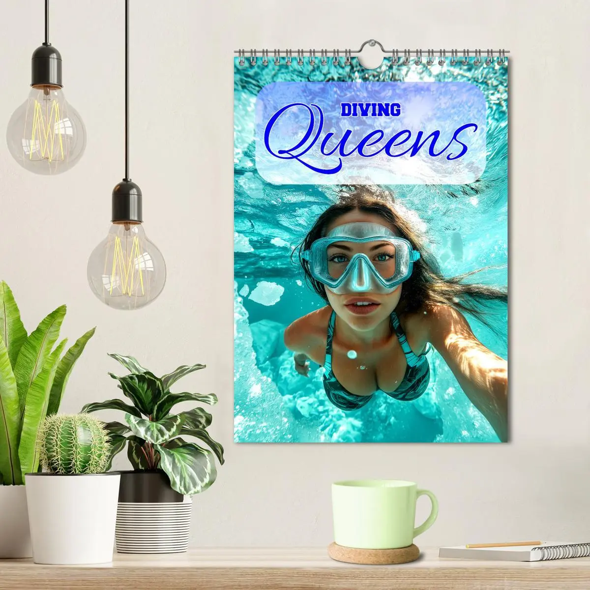 Bild: 9783516246353 | Diving Queens (Wandkalender 2026 DIN A4 hoch), CALVENDO Monatskalender
