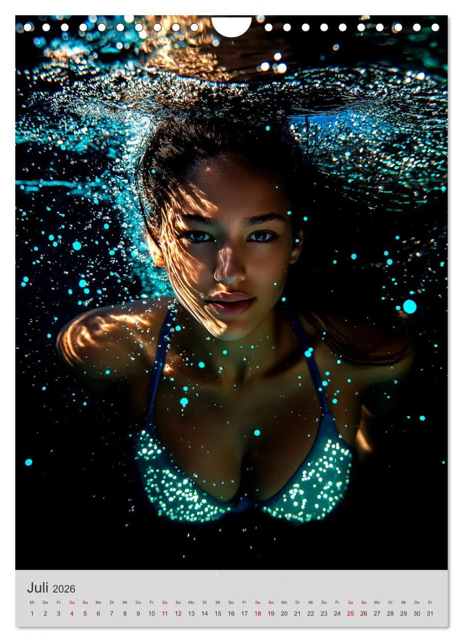 Bild: 9783516246353 | Diving Queens (Wandkalender 2026 DIN A4 hoch), CALVENDO Monatskalender