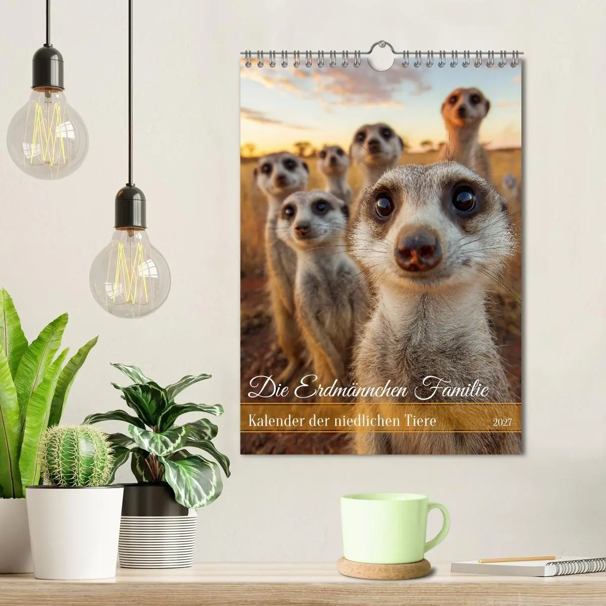 Bild: 9783516866353 | Die Erdmännchen Familie - Kalender der niedlichen Tiere...