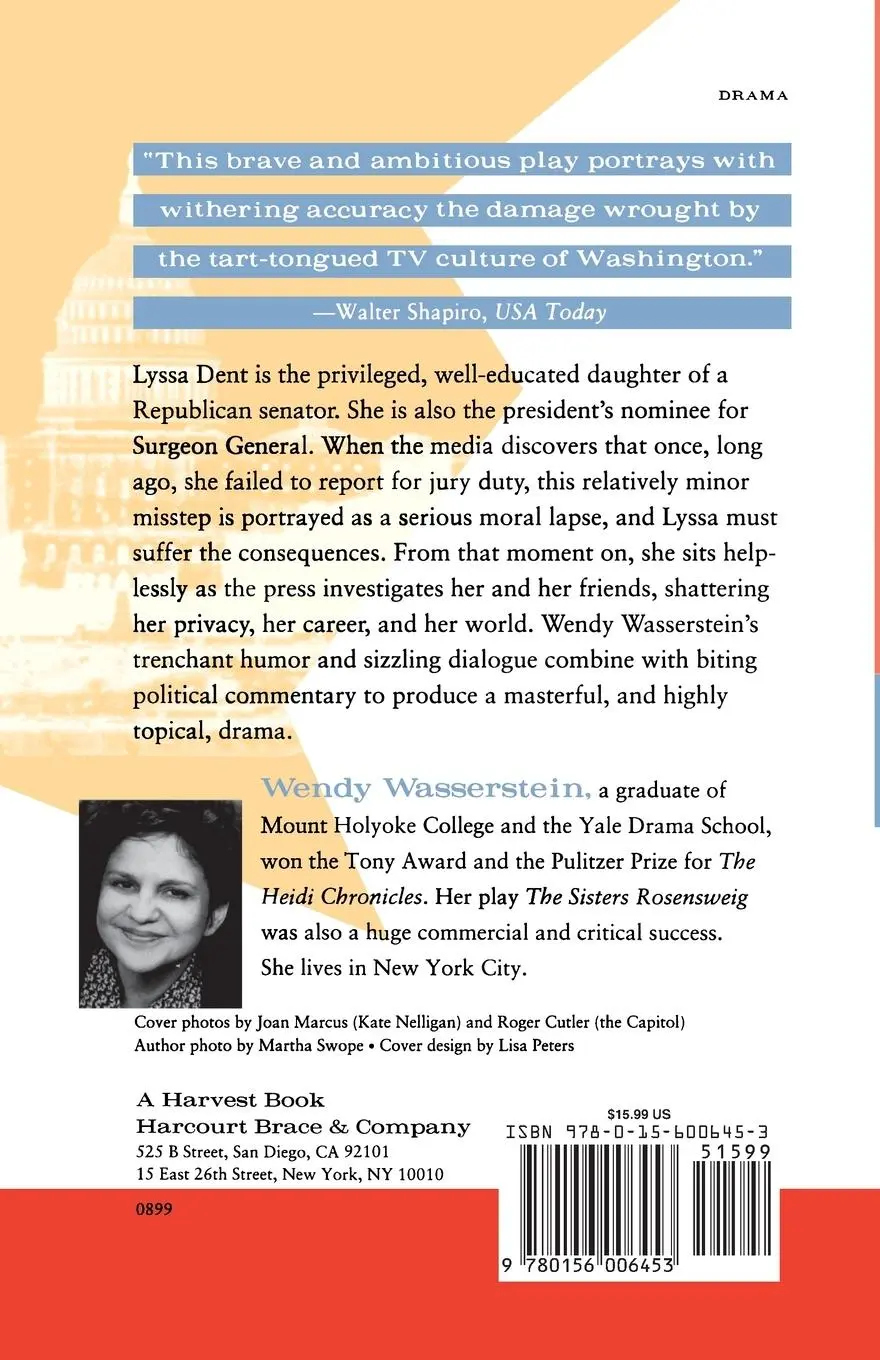 Rückseite: 9780156006453 | An American Daughter | Wendy Wasserstein (u. a.) | Taschenbuch | 1999