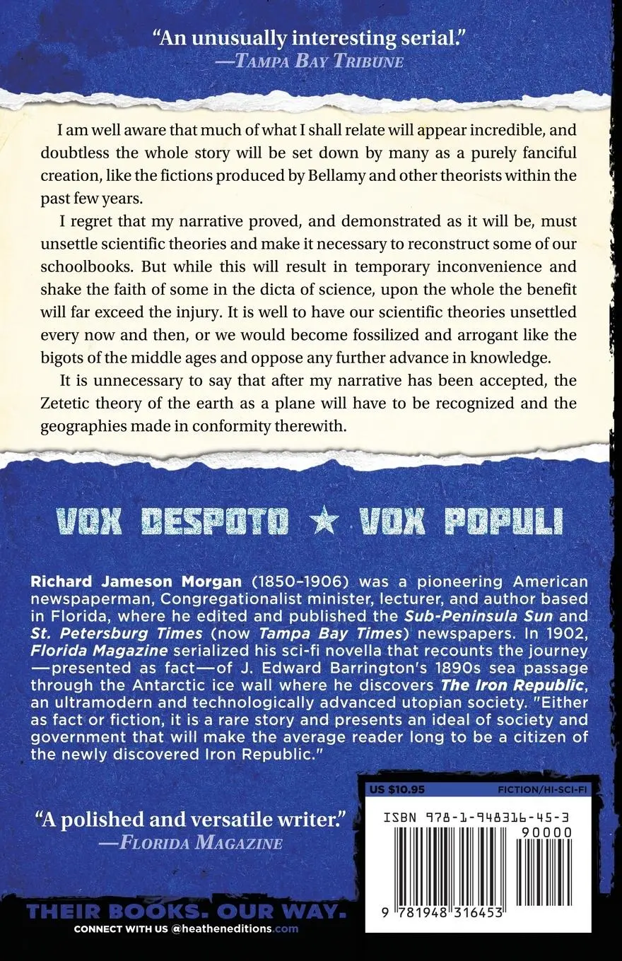 Rückseite: 9781948316453 | The Iron Republic (Heathen Edition) | Richard Jameson Morgan | Buch