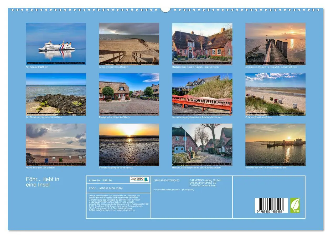 Bild: 9783457456453 | Föhr... liebt in eine Insel (hochwertiger Premium Wandkalender 2026...