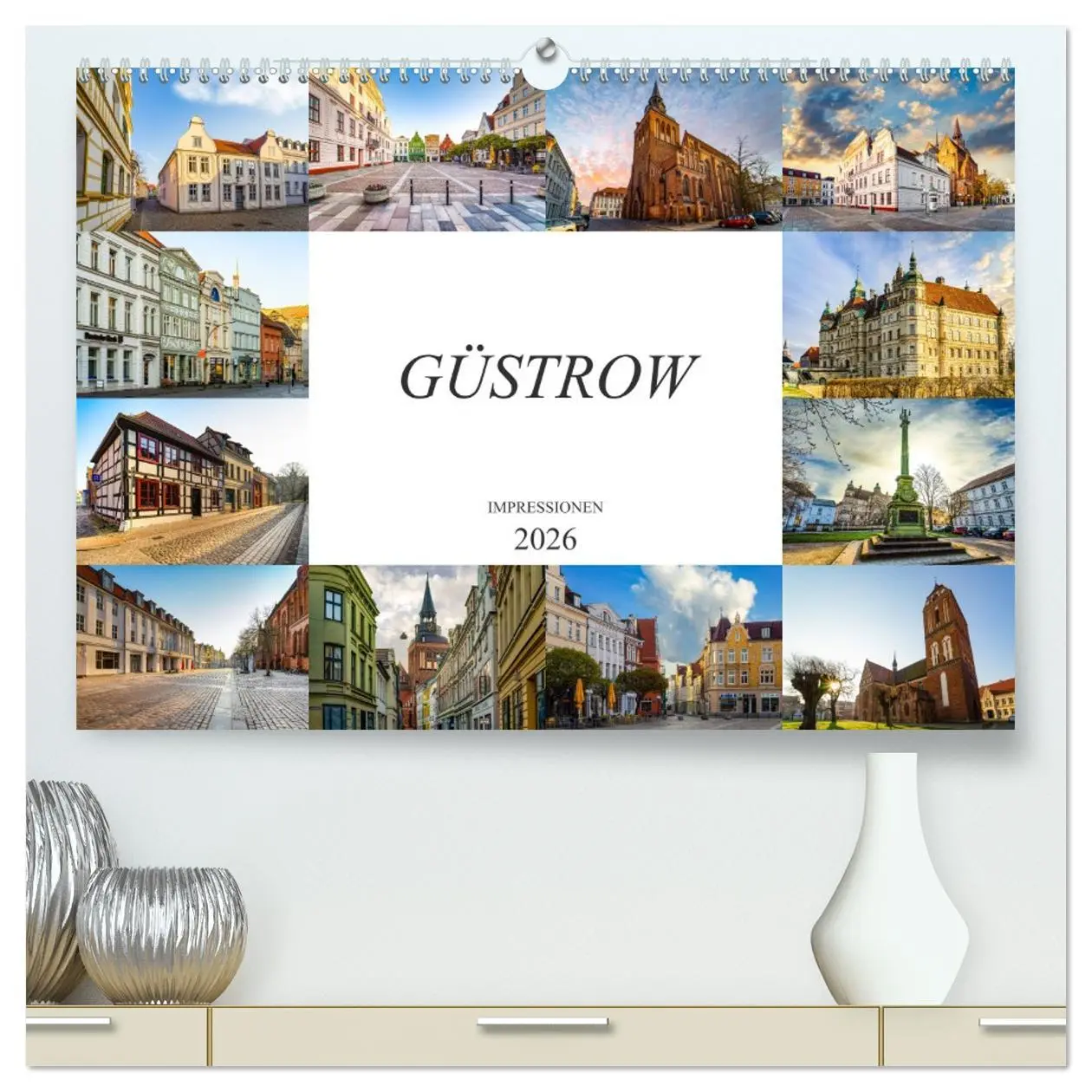 Cover: 9783457696453 | Güstrow Impressionen (hochwertiger Premium Wandkalender 2026 DIN A2...