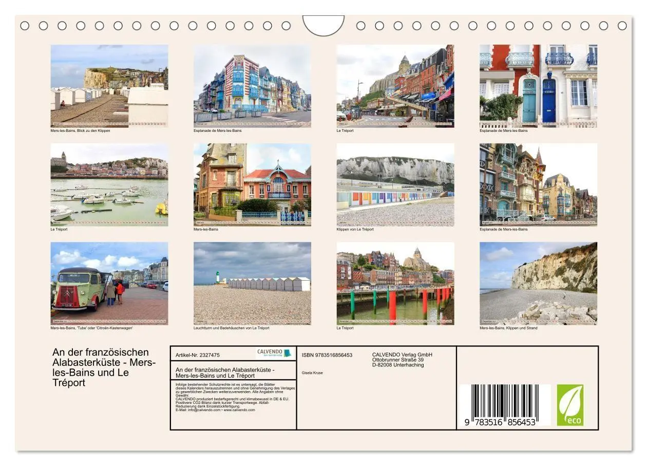 Bild: 9783516856453 | An der französischen Alabasterküste - Mers-les-Bains und Le Tréport...