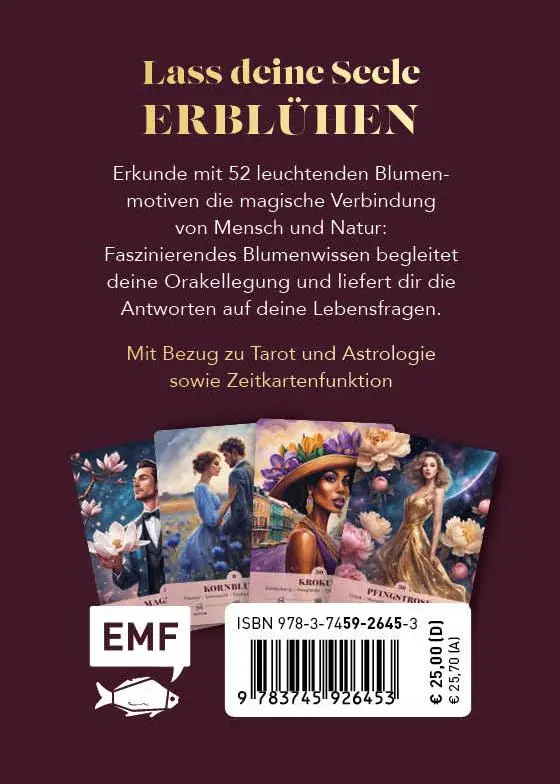 Rückseite: 9783745926453 | Orakel-Kartenset: Blütenorakel Nutze die faszinierende Energie der... Rückseite: 9783745926453 | Orakel-Kartenset: Blütenorakel Nutze die faszinierende Energie der...