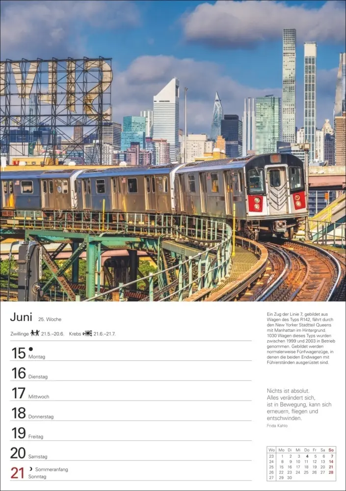 Bild: 9783840036453 | Eisenbahnen Wochenplaner 2026 - 53 faszinierende Fotografien | Schramm