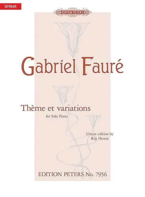 Cover: 9790577086453 | Thème Et Variations Op. 73 for Piano: Urtext Edition by Roy Howat
