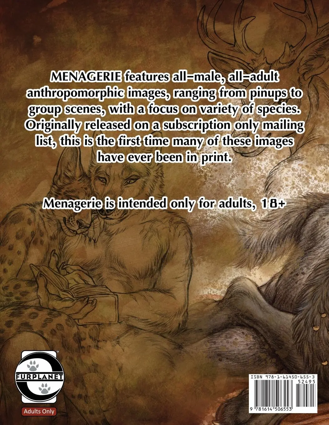 Rückseite: 9781614506553 | Menagerie Adult Folio (Male) #04 | Rukis | Taschenbuch | Englisch