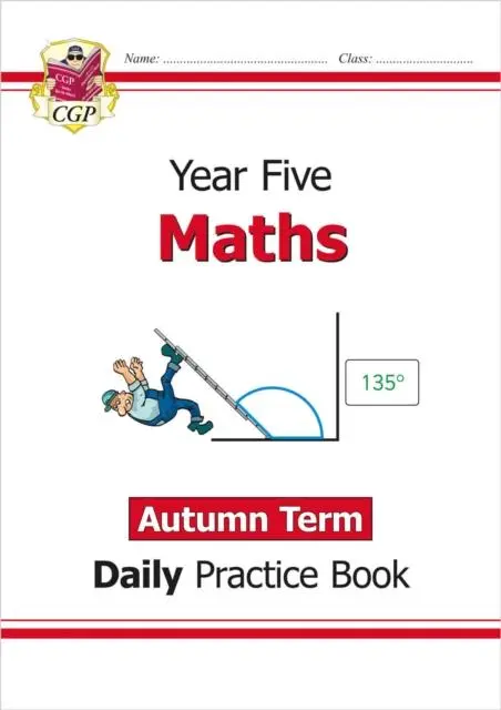 Cover: 9781789086553 | KS2 Maths Year 5 Daily Practice Book: Autumn Term | Cgp Books | Buch