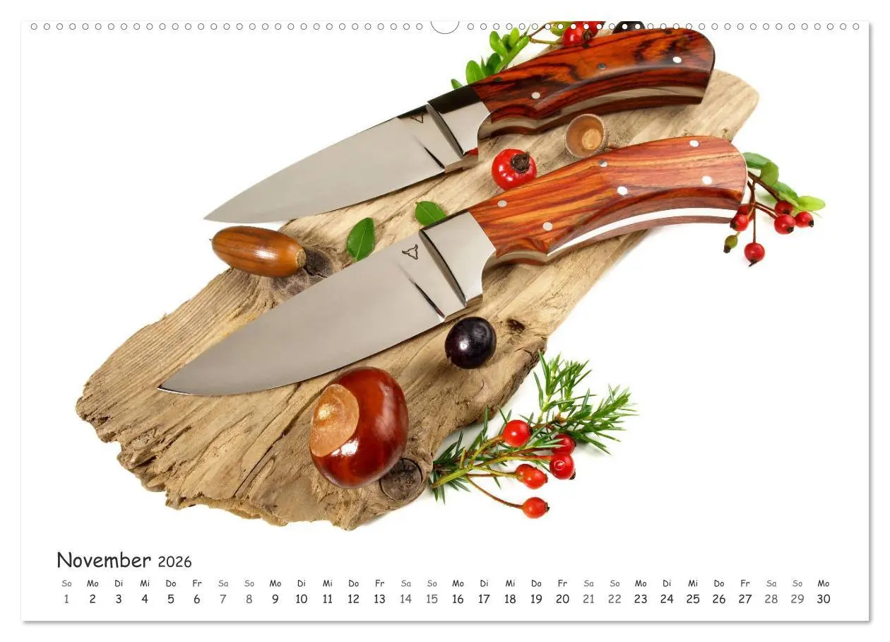 Bild: 9783457686553 | Handgefertigte Jagdmesser (hochwertiger Premium Wandkalender 2026...