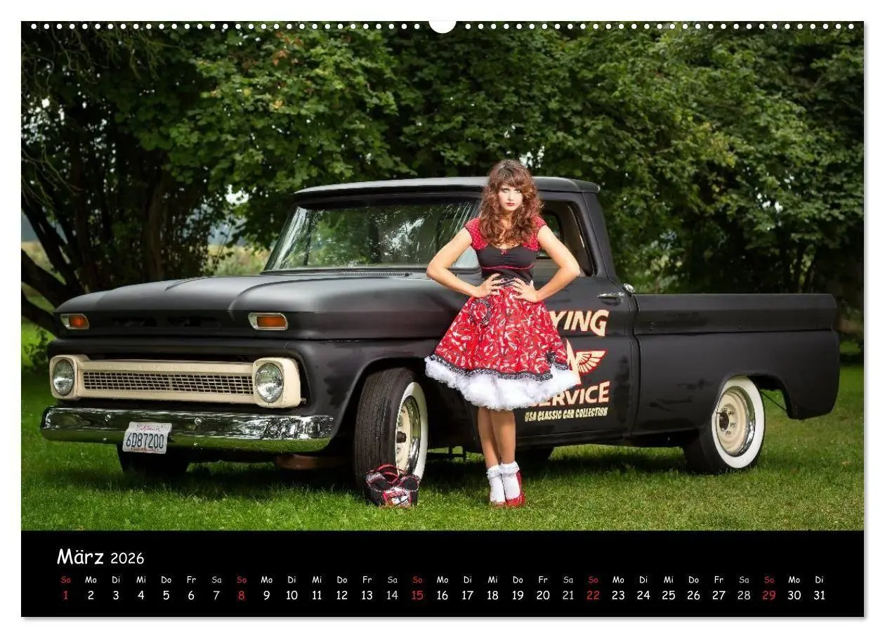 Bild: 9783516086553 | US Car Classics 2026 - Klassische amerikanische Autos und PinUp...