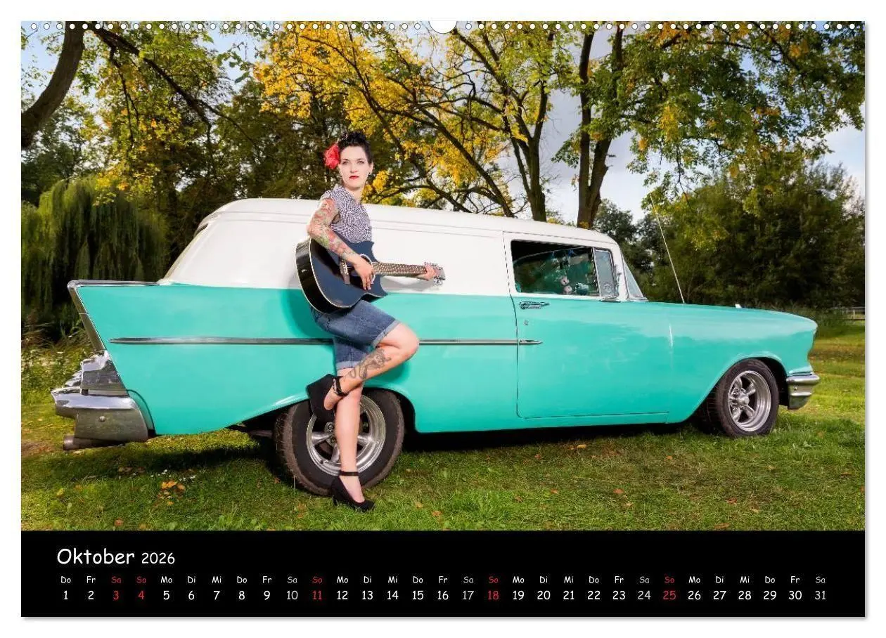 Bild: 9783516086553 | US Car Classics 2026 - Klassische amerikanische Autos und PinUp...