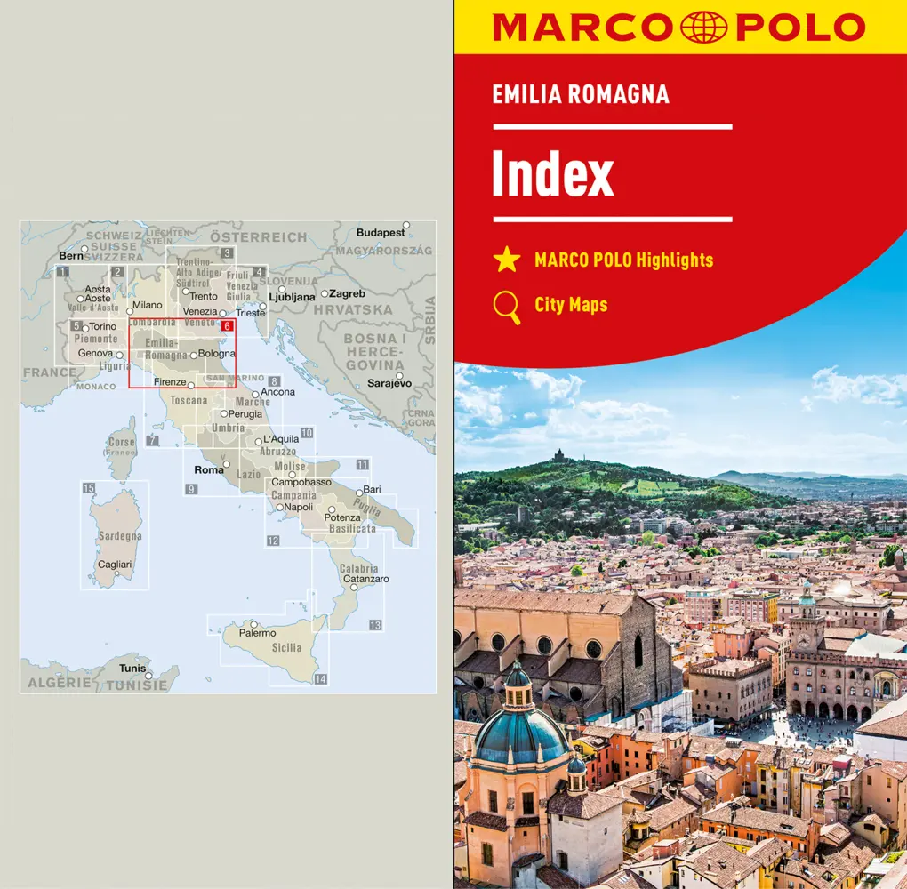 Bild: 9783575016553 | MARCO POLO Regionalkarte Italien 06 Emilia Romagna 1:200.000 | Deutsch