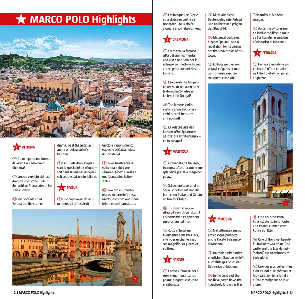 Bild: 9783575016553 | MARCO POLO Regionalkarte Italien 06 Emilia Romagna 1:200.000 | Deutsch