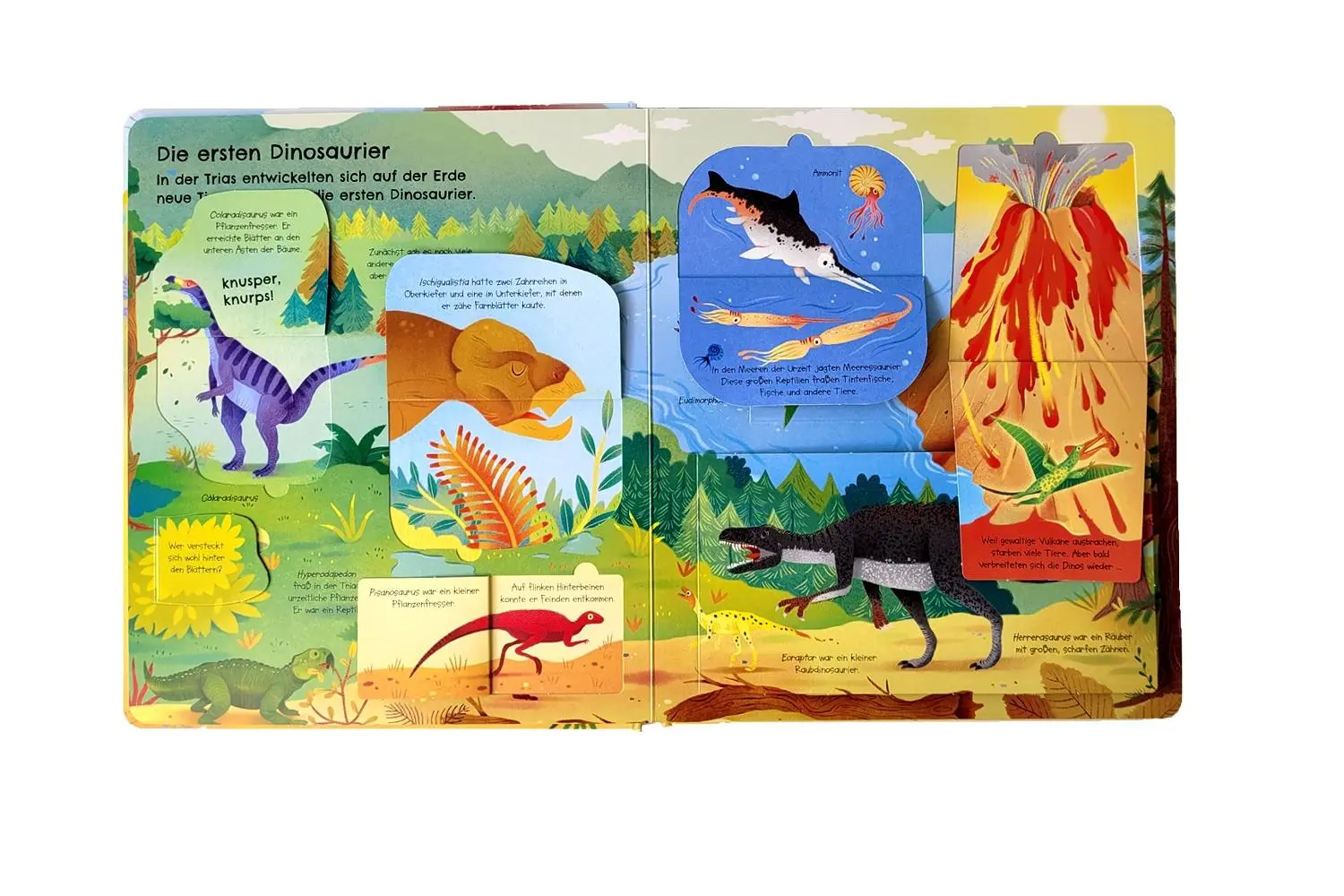 Bild: 9783831046553 | Aufgeklappt und viel entdeckt! Bei den Dinosauriern | Paul Virr | Buch