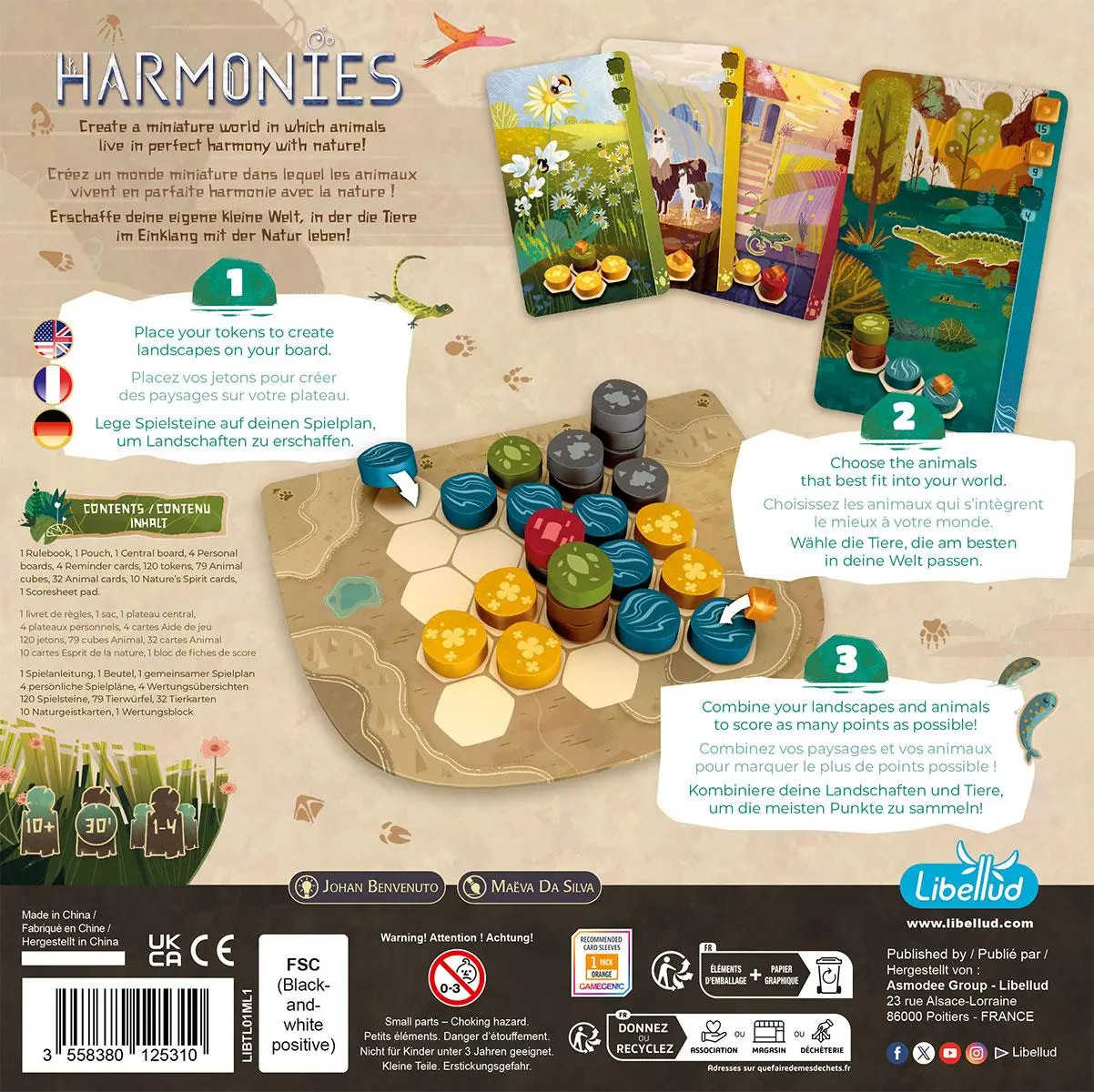 Bild: 3558380116653 | Harmonies | Johan Benvenuto | Spiel | LIBD0020 | Deutsch | 2025