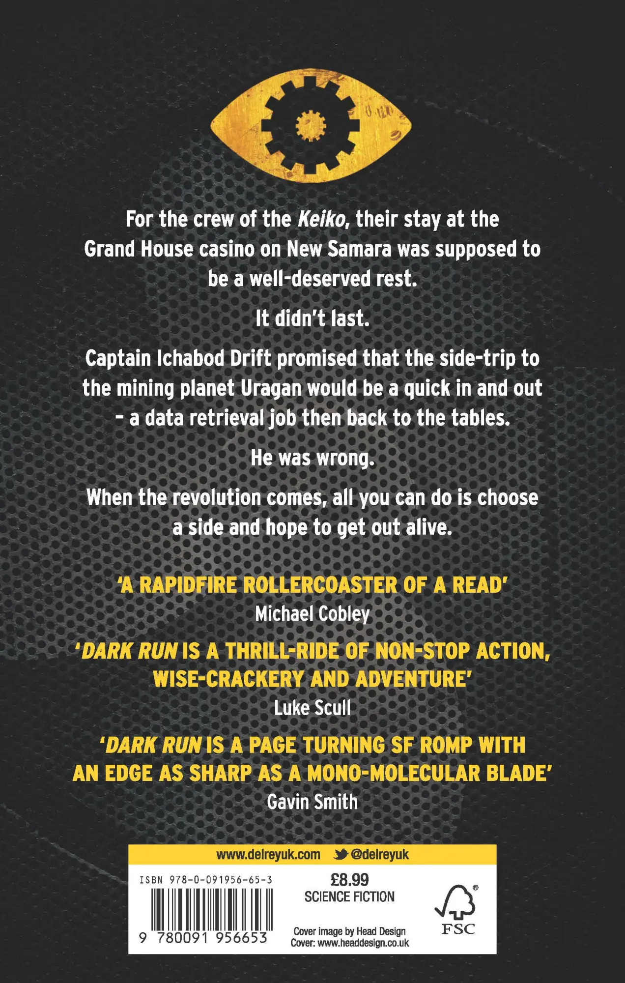 Rückseite: 9780091956653 | Dark Sky | Mike Brooks | Taschenbuch | Englisch | 2015 | Del Rey