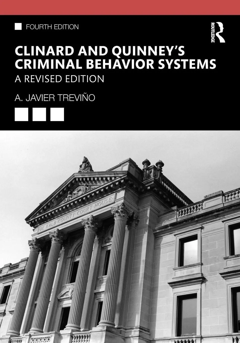 Cover: 9780367026653 | Clinard and Quinney's Criminal Behavior Systems | A Revised Edition