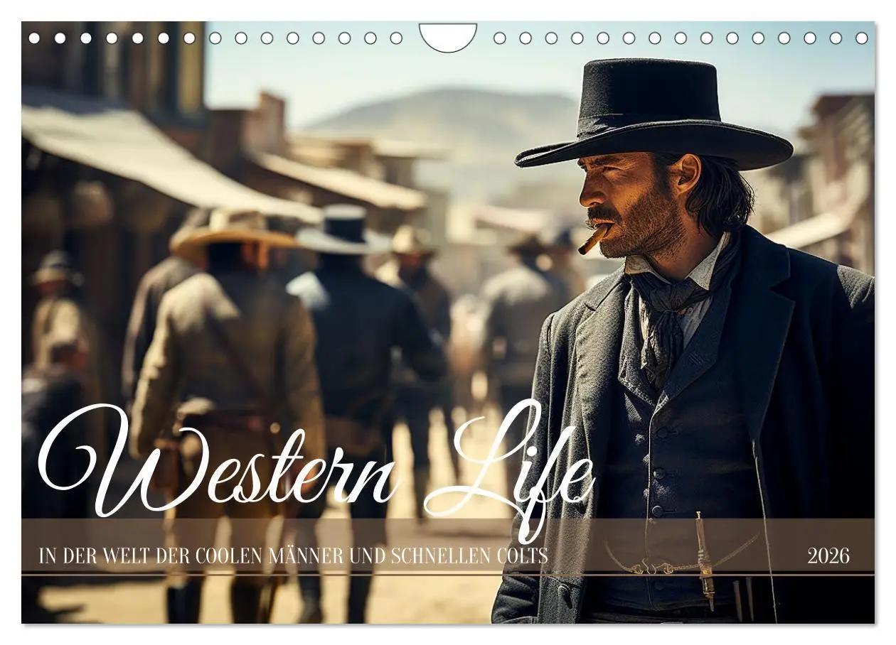 Cover: 9783457366653 | Western Life (Wandkalender 2026 DIN A4 quer), CALVENDO Monatskalender