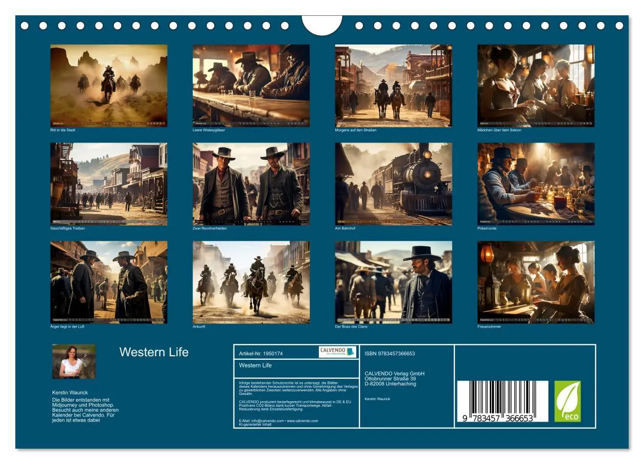 Bild: 9783457366653 | Western Life (Wandkalender 2026 DIN A4 quer), CALVENDO Monatskalender