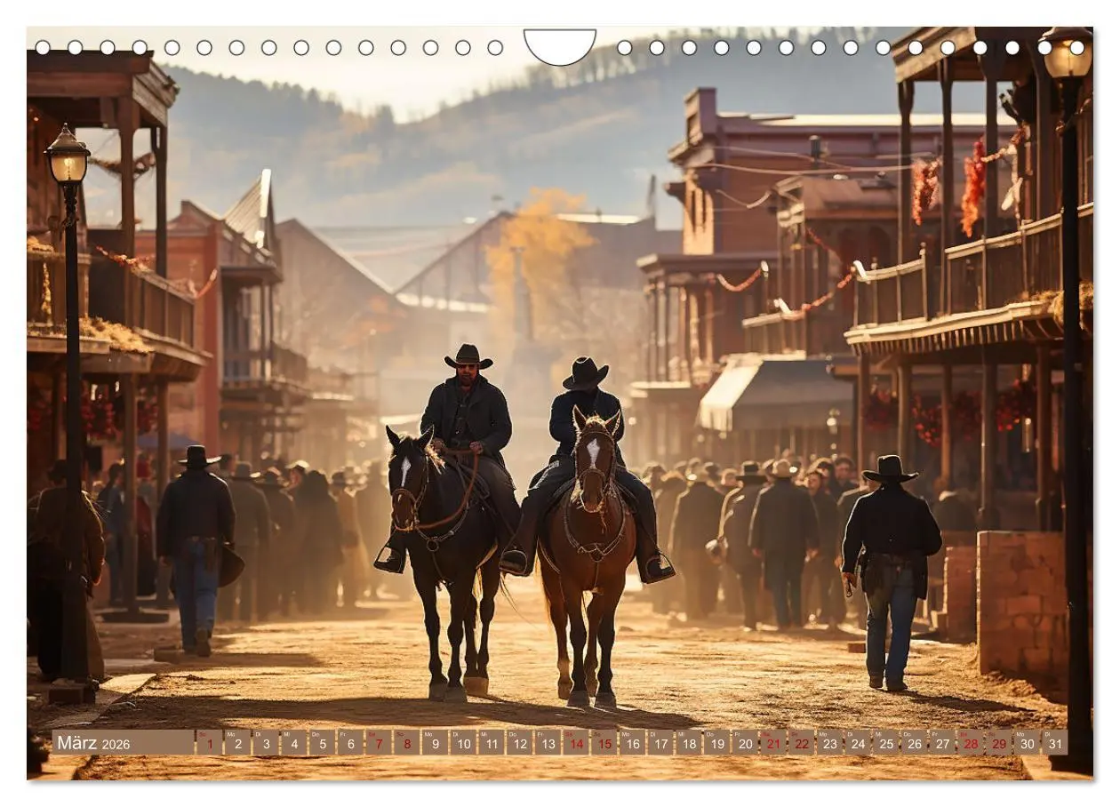 Bild: 9783457366653 | Western Life (Wandkalender 2026 DIN A4 quer), CALVENDO Monatskalender