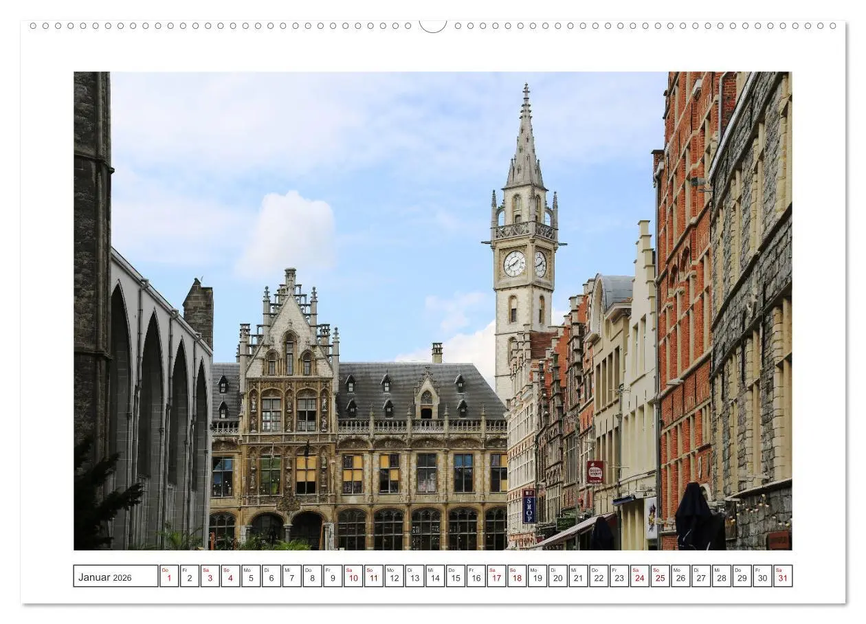 Bild: 9783457746653 | Unterwegs in Flandern (hochwertiger Premium Wandkalender 2026 DIN...