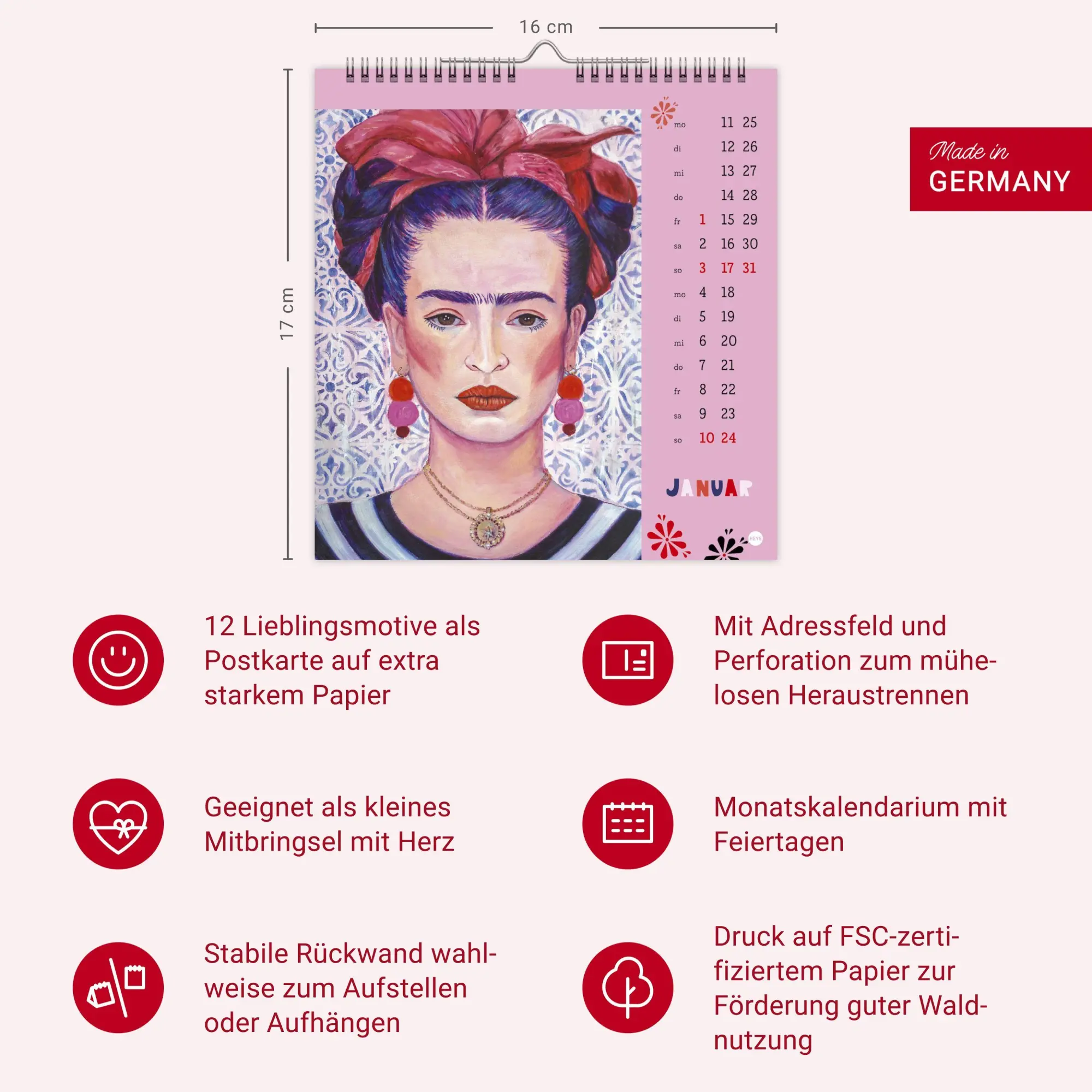 Bild: 9783756416653 | Frida Postkartenkalender 2027 | Kalender | Postkartenkalender Heye