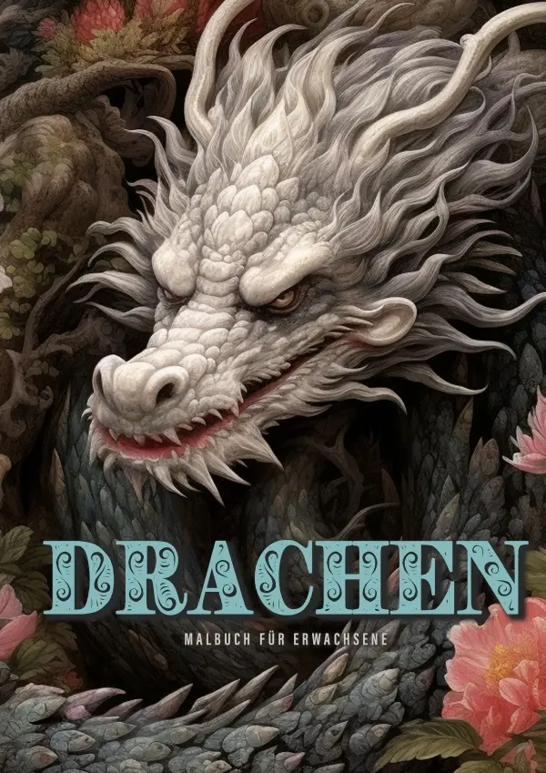 Cover: 9783758496653 | Drachen Malbuch für Erwachsene | Monsoon Publishing (u. a.) | Buch