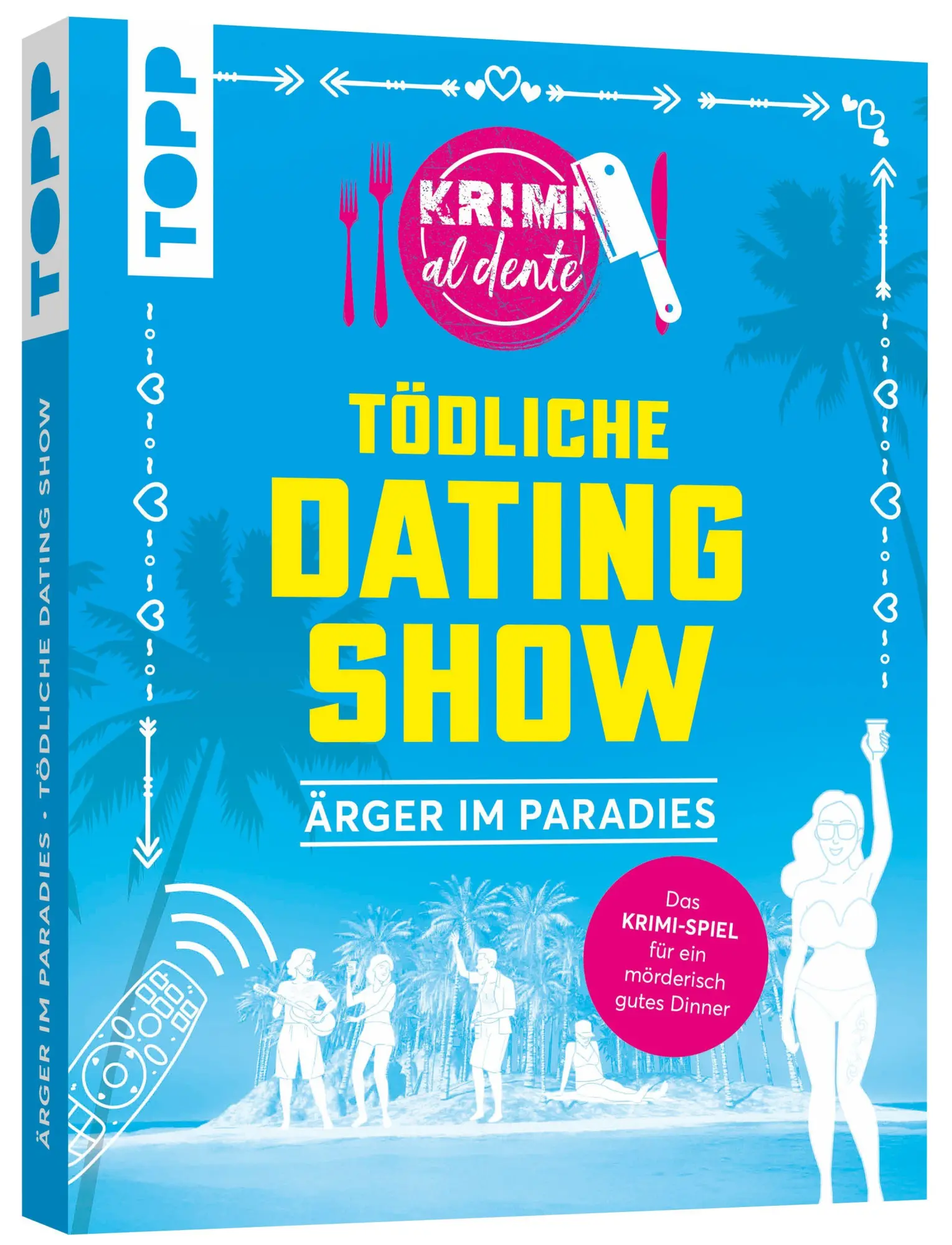 Cover: 4007742186753 | Krimi al dente - Tödliche Datingshow: Ärger im Paradies | Spiel | 2025