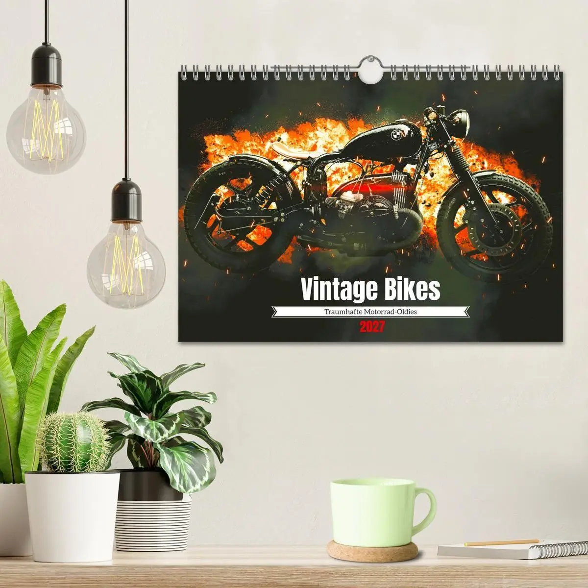 Bild: 9783569396753 | Vintage Bikes. Traumhafte Motorrad-Oldies (Wandkalender 2027 DIN A4...