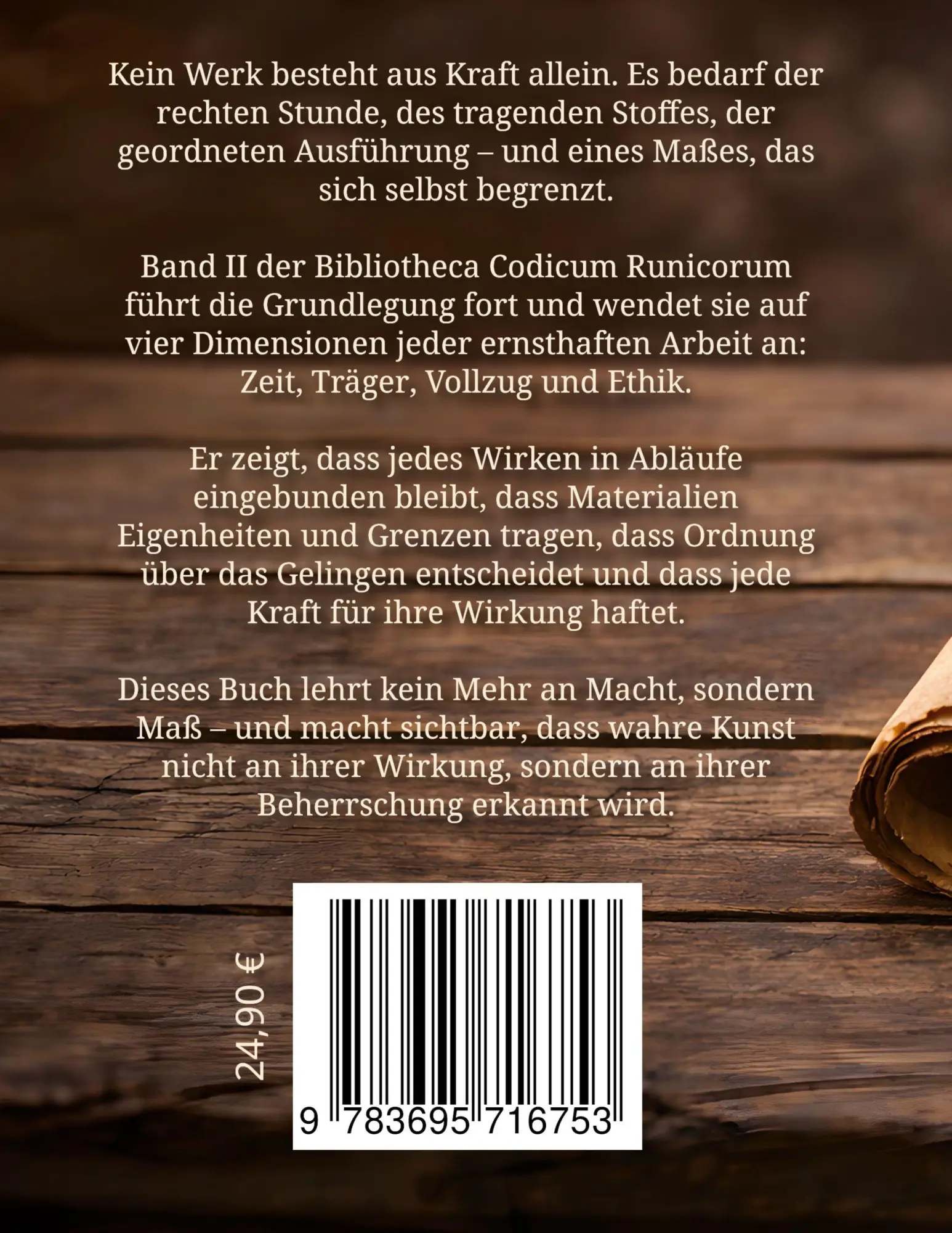 Rückseite: 9783695716753 | Runen Wissen 4 | Bibliotheca Codicum Runicorum II | Rewa Kasor (u. a.)