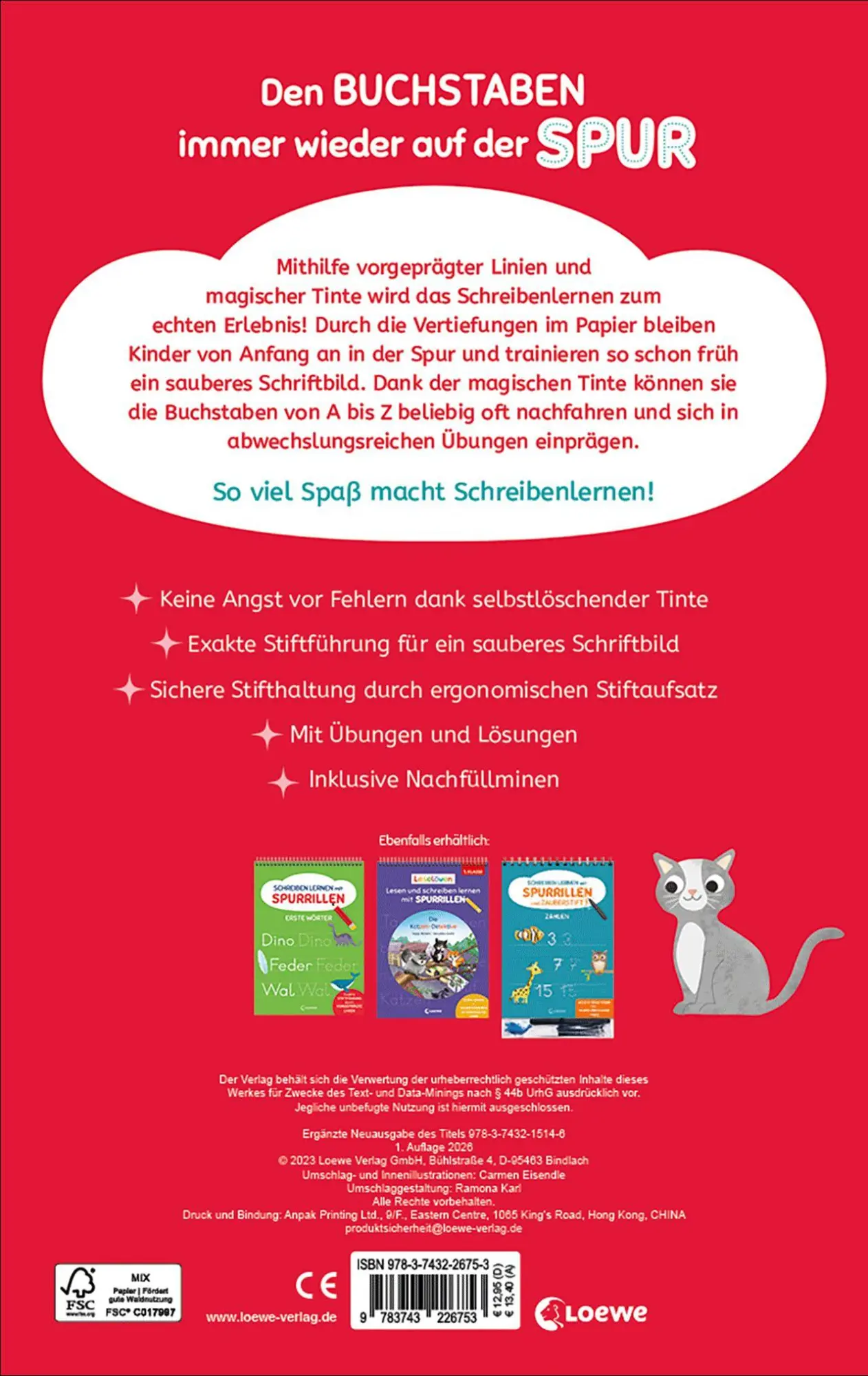 Bild: 9783743226753 | Schreiben lernen mit Spurrillen und Zauberstift - Buchstaben | Buch