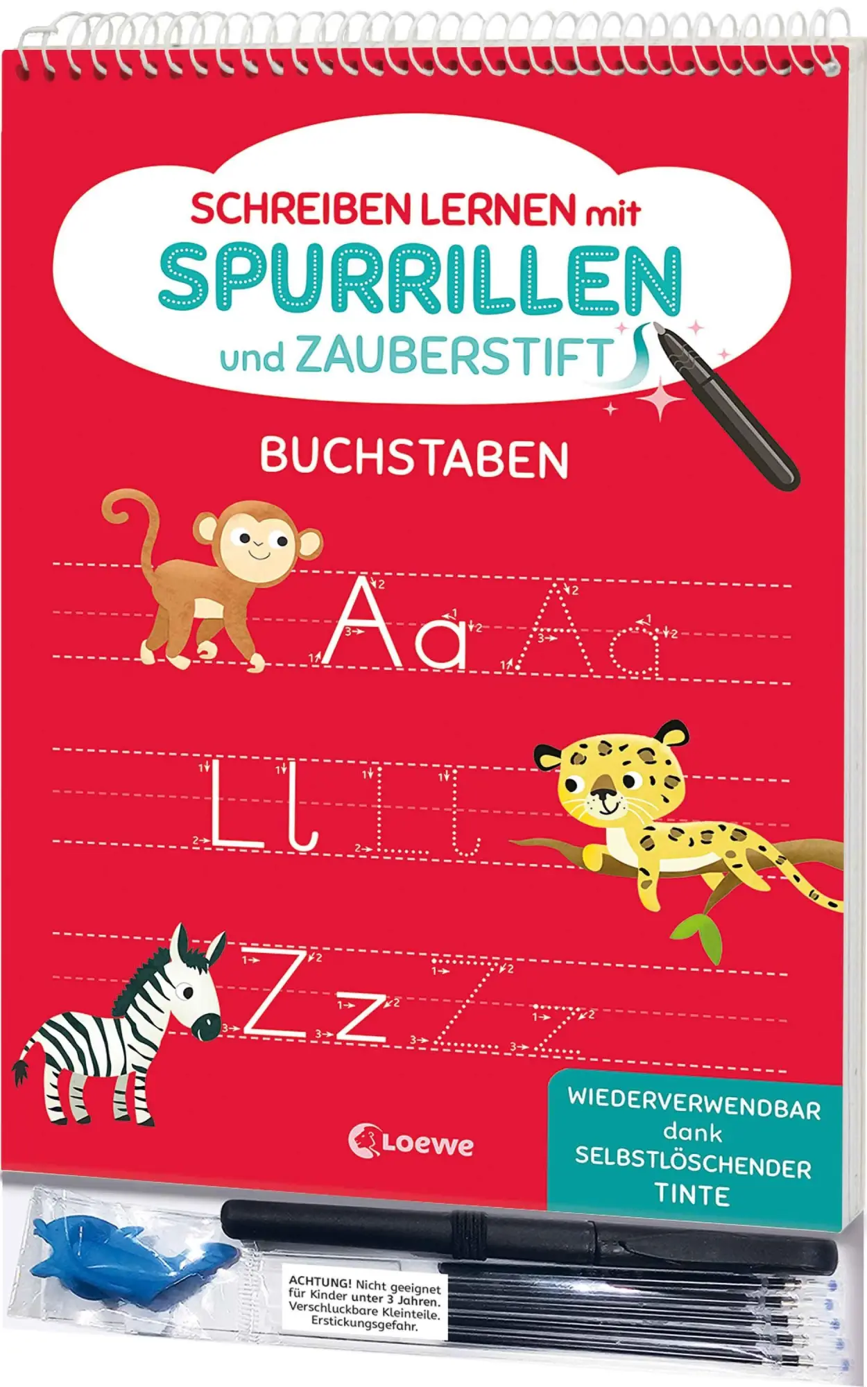 Bild: 9783743226753 | Schreiben lernen mit Spurrillen und Zauberstift - Buchstaben | Buch