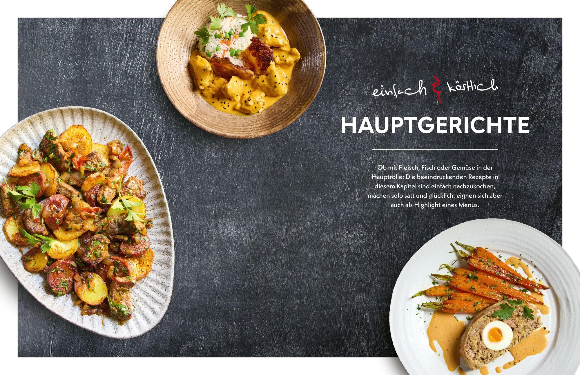 Bild: 9783965846753 | Einfach &amp; köstlich - Das Kochbuch | Mit 75 cleveren Genießerrezepten